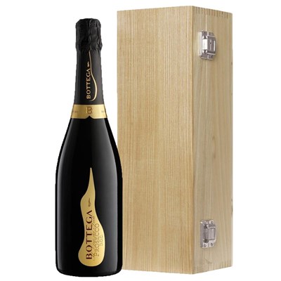 Bottega Vino dei Poeti Prosecco 75cl in Luxury Oak Box